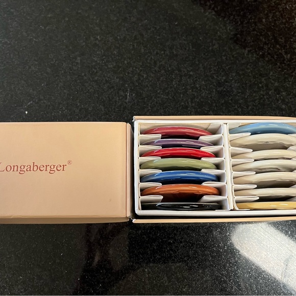 Longaberger pottery coasters - Picture 3 of 7